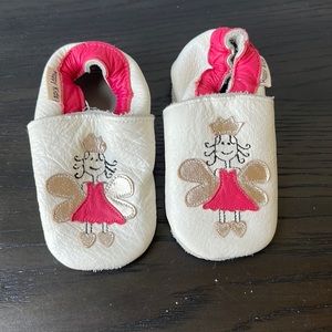 Boutique Happy Kids Chicago Genuine Leather Fairy Baby Moccasins 18-24 mos